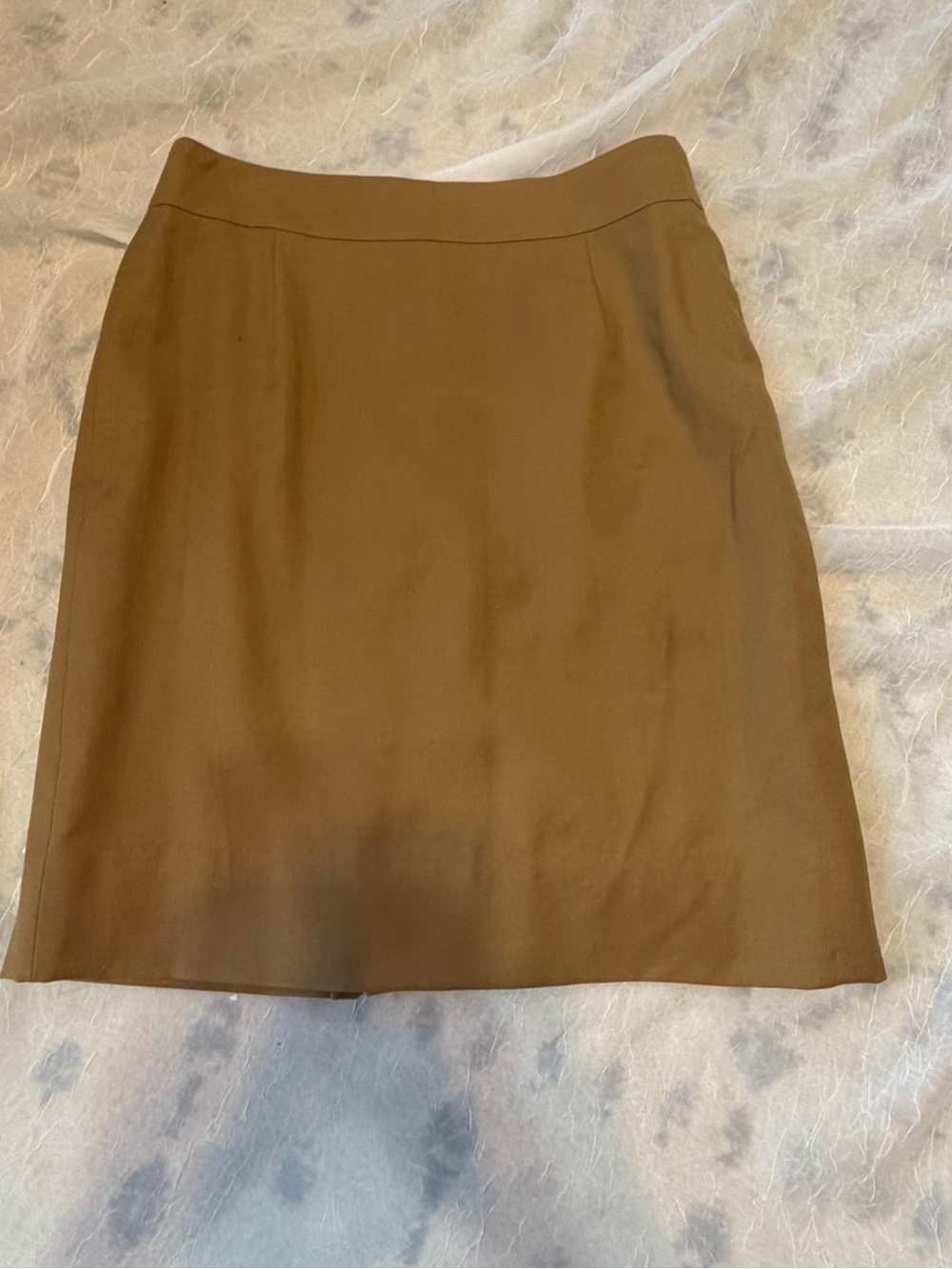 Mondi Olive Brown Pencil Skirt